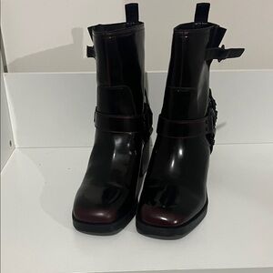 DKNY Burgundy BootsLeather